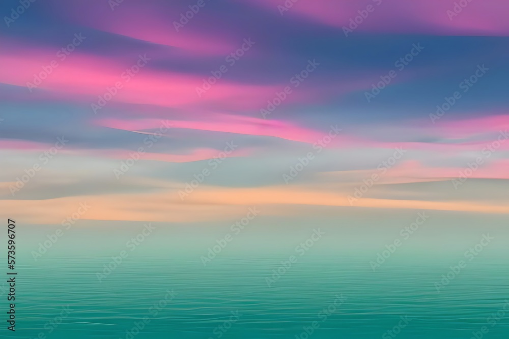 Obraz premium Pastel Color Of Sky Background. Illustration Graphic Design . Generative AI