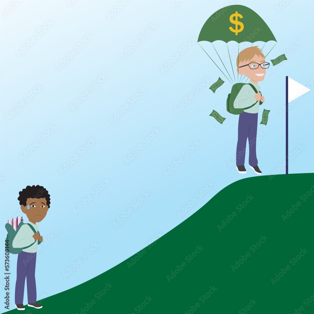 path to success concept - education versus money path to success concept - education versus money