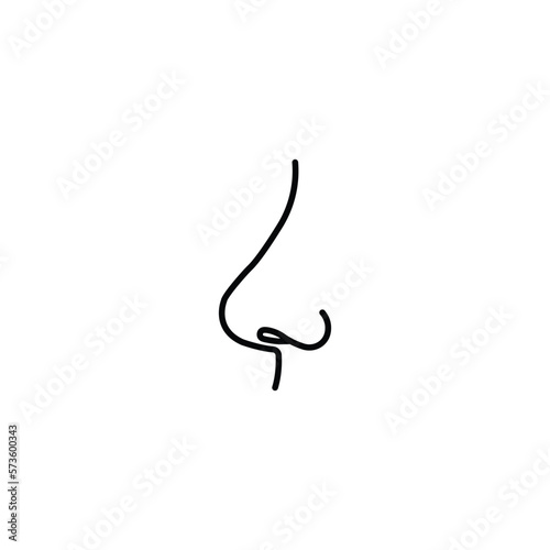 Line icon - nose