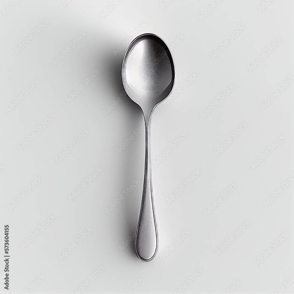 steel spoon on a white background
steel spoon on a white background