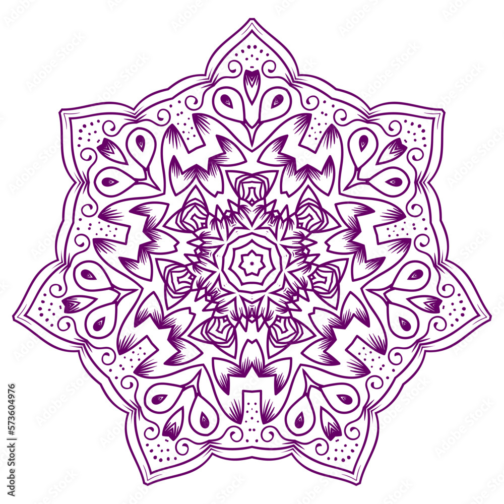 Creative luxury decorative Mandala design background