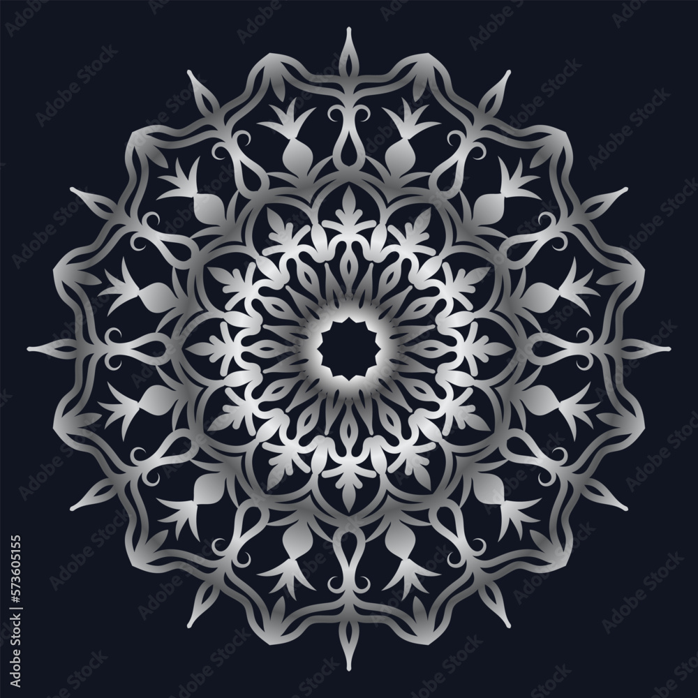 Decorative elements luxury ornament pattern gradient mandala design Decorative elements luxury ornament pattern gradient mandala design