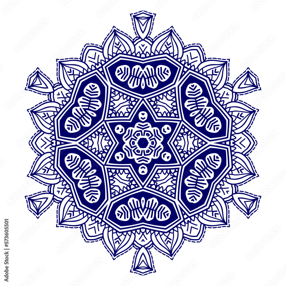 Creative colorful luxury decorative Mandala design background