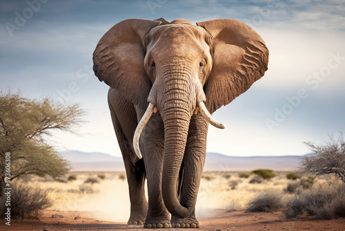 "Trunk Tales: The Majestic African Elephant" © Man888