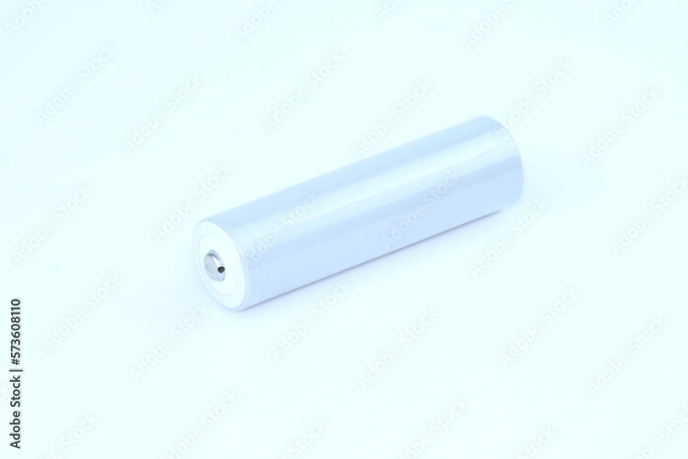Rechargeable batteries isolated on white background Rechargeable batteries isolated on white background