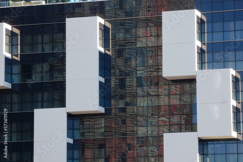 modern buildings in Barcelona, office buildings