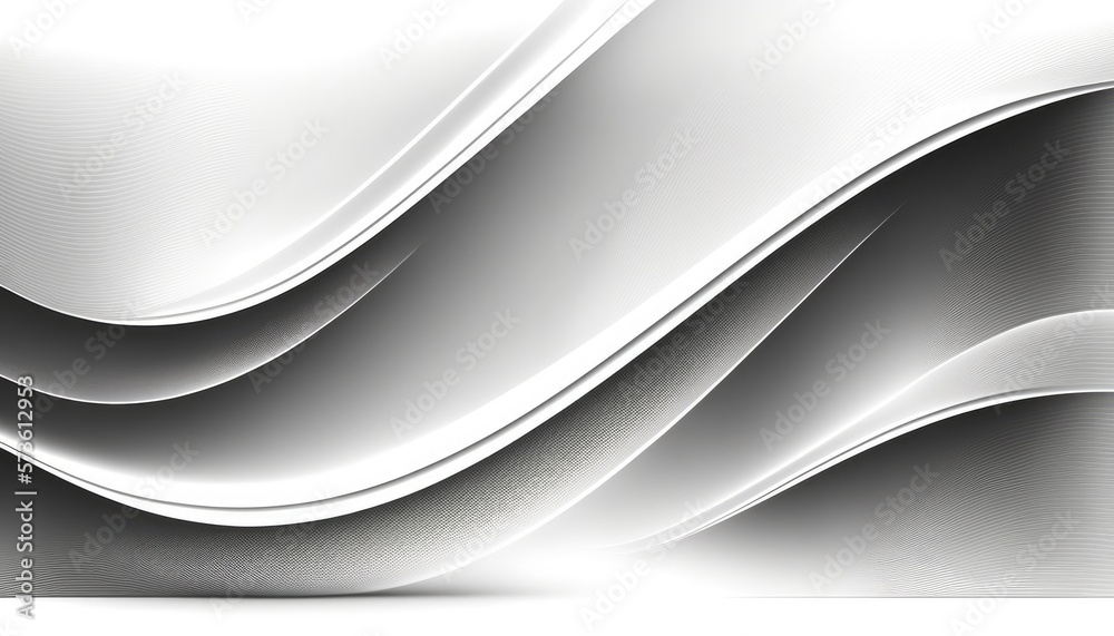 Abstract modern wave line minimal clean background, black and white theme, AI generated Abstract modern wave line minimal clean background, black and white theme, AI generated