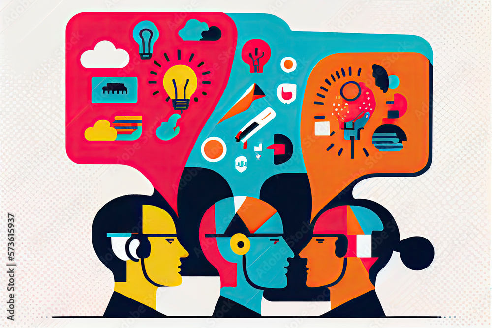 Obraz premium communication & teamwork concept 