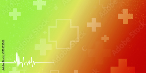 2D illustration medical structure background 