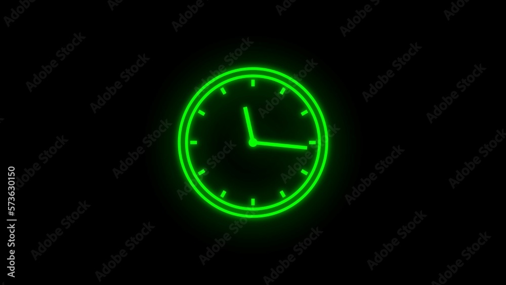 abstract beautiful clock illustration background 