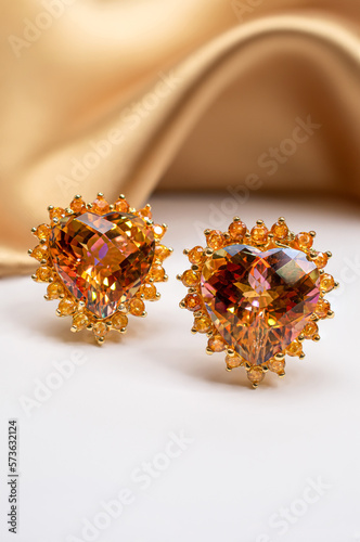 Citrine earrings are elegant and gorgeous.