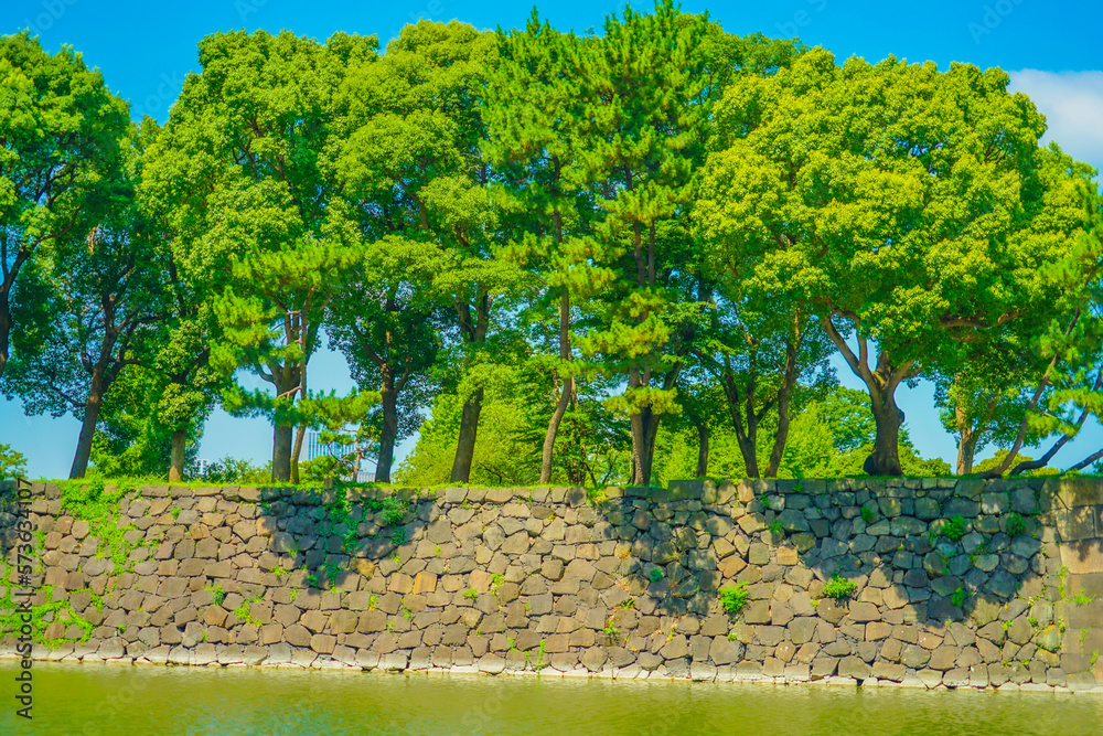皇居・江戸城の石垣