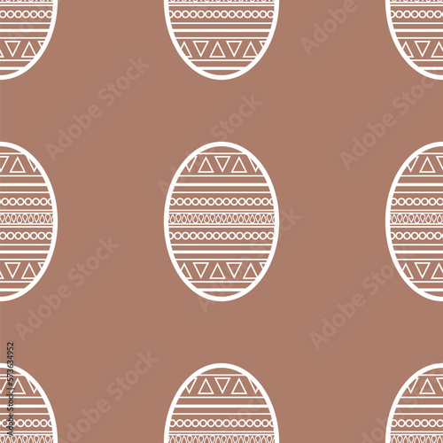 seamless pattern with abstract easter eggs, abstract vector art, seamless texture, abstract graphic ornament, retro seamless pattern, vintage pattern, repeating pattern, easter decoration, spring