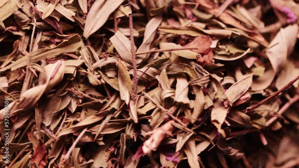A pile of dried Ivan-tea in bulk A pile of dried Ivan-tea in bulk
