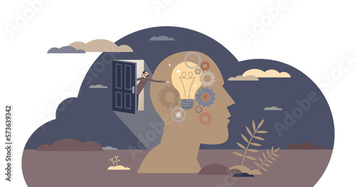 Plagiarism and intellectual property illegal stealing tiny person concept, transparent background. Copy paste original ideas without author ownership license illustration.