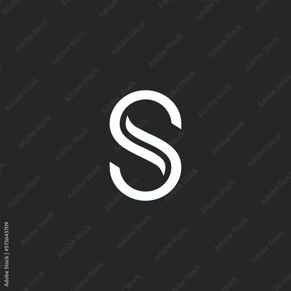 creative SS logo designs creative SS logo designs