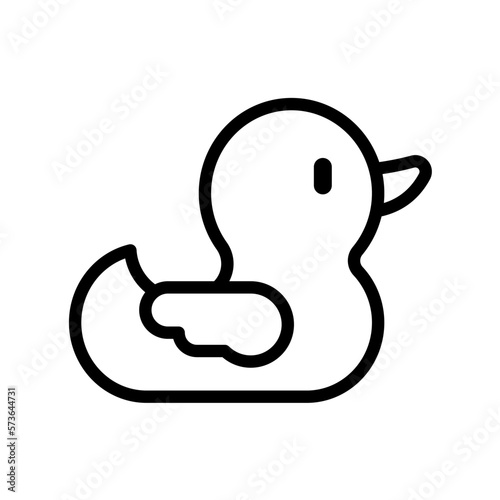 Obraz na plátně rubber duck - vector icon