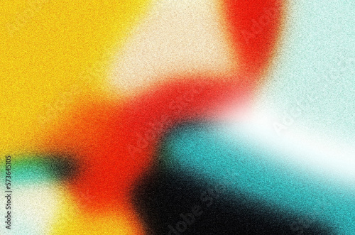Abstract blurred grainy gradient background texture. Colorful digital grain soft noise effect pattern. Lo-fi multicolor vintage retro. VHS Glitch Texture	

