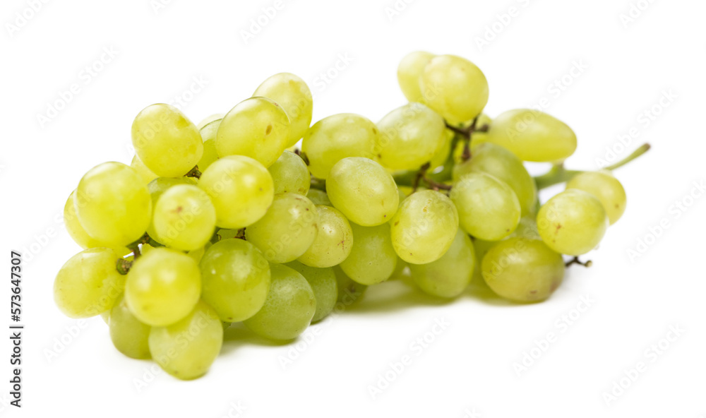 Grapes on transparent background (close-up shot; selective focus)