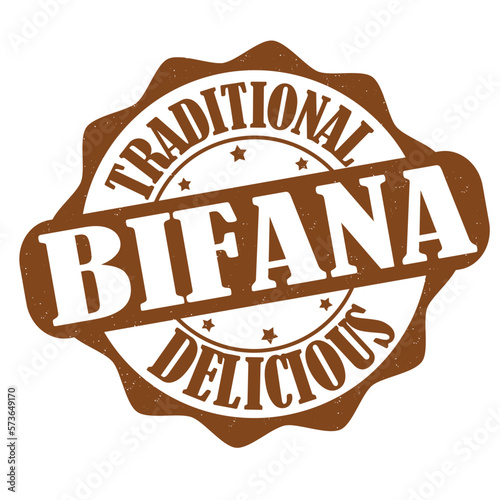 Bifana label or stamp