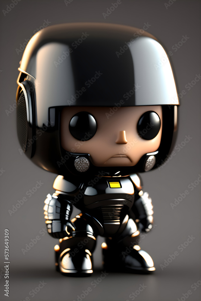 Robocop Toy 3d render Robocop Toy 3d render