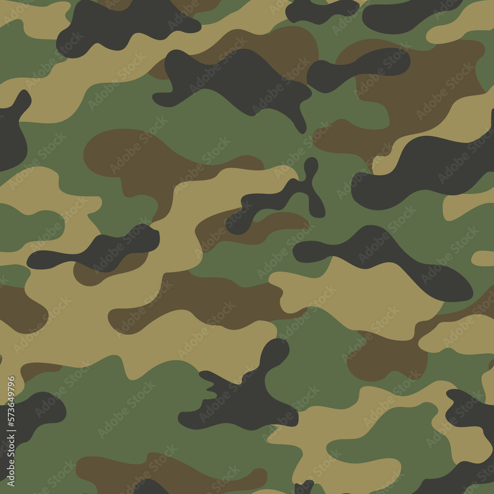 Classic camouflage pattern