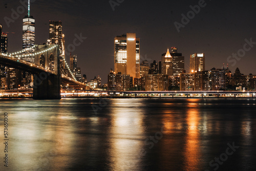 Fototapeta Naklejka Na Ścianę i Meble -  Nighttime In New York 