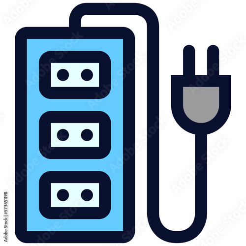 Electric Extension Color Icon