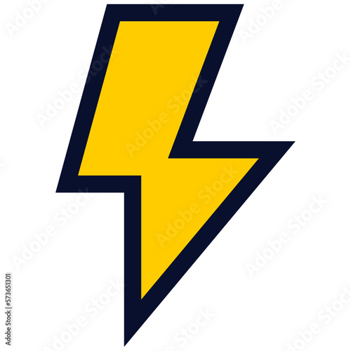 Free Download Flash Thunderbolt Color Icon - GFXLoad