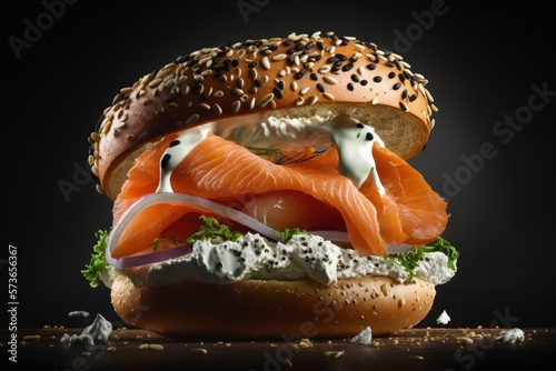 Generative AI - RestaurantFood 094: A digital painting of restaurant food