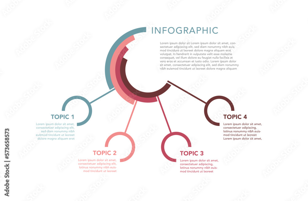 Infographic template, business diagram
