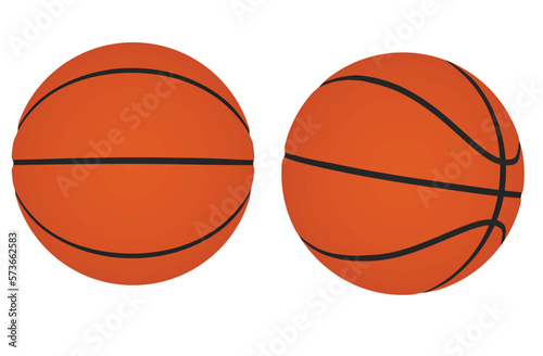 Professional basketball ball. vector illustration