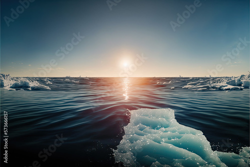 Fotografering Global Climate Change, Melting Glaciers