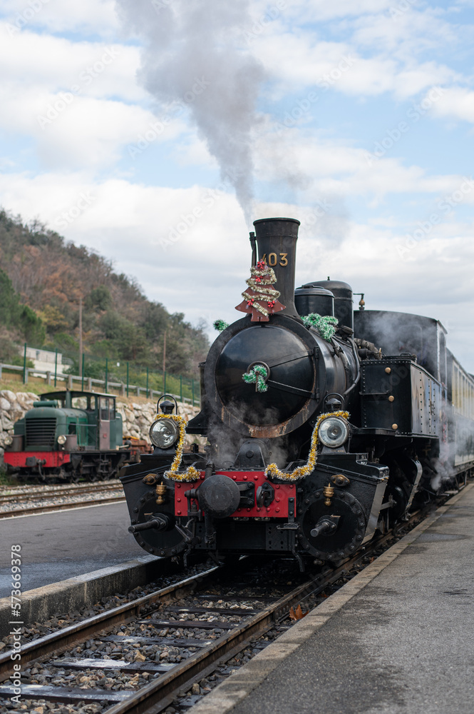 Obraz premium Le train d'Ardèche