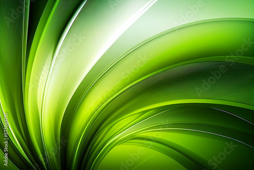 green abstraction,wavy background green background,Generative AI