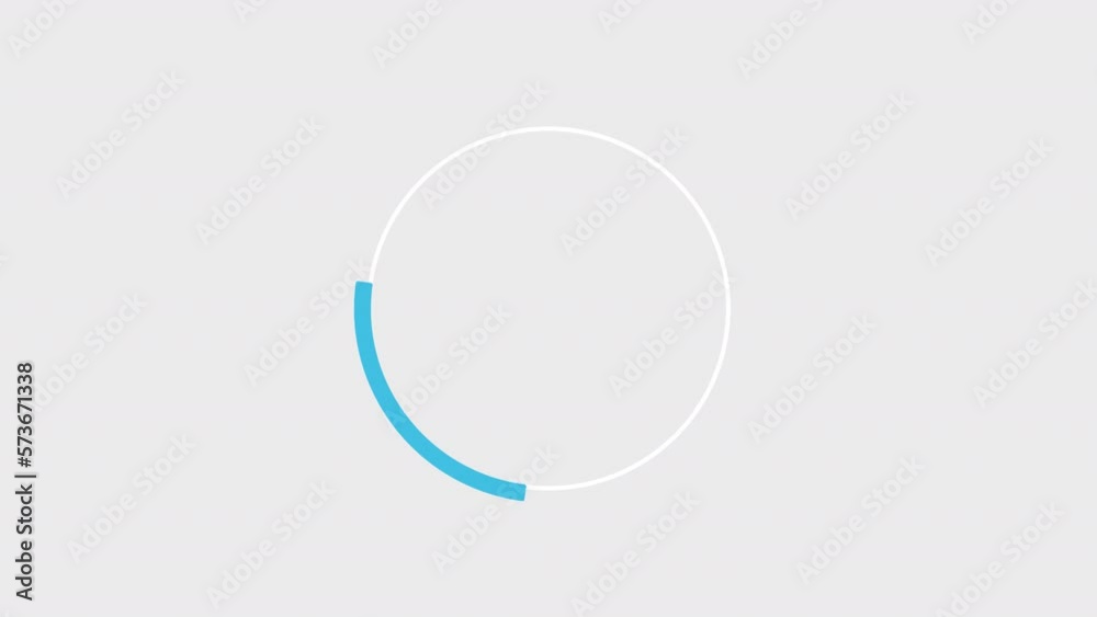 Preloader for online player. Video loading. Looped video with alpha channel.