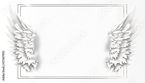 a white page with colored decorations photo