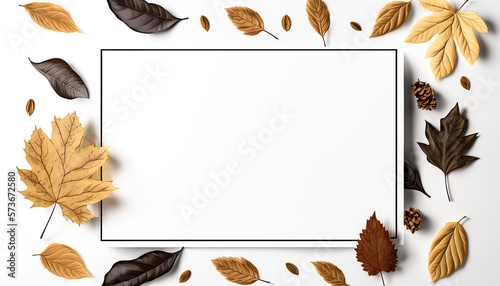 a white page with colored decorations photo