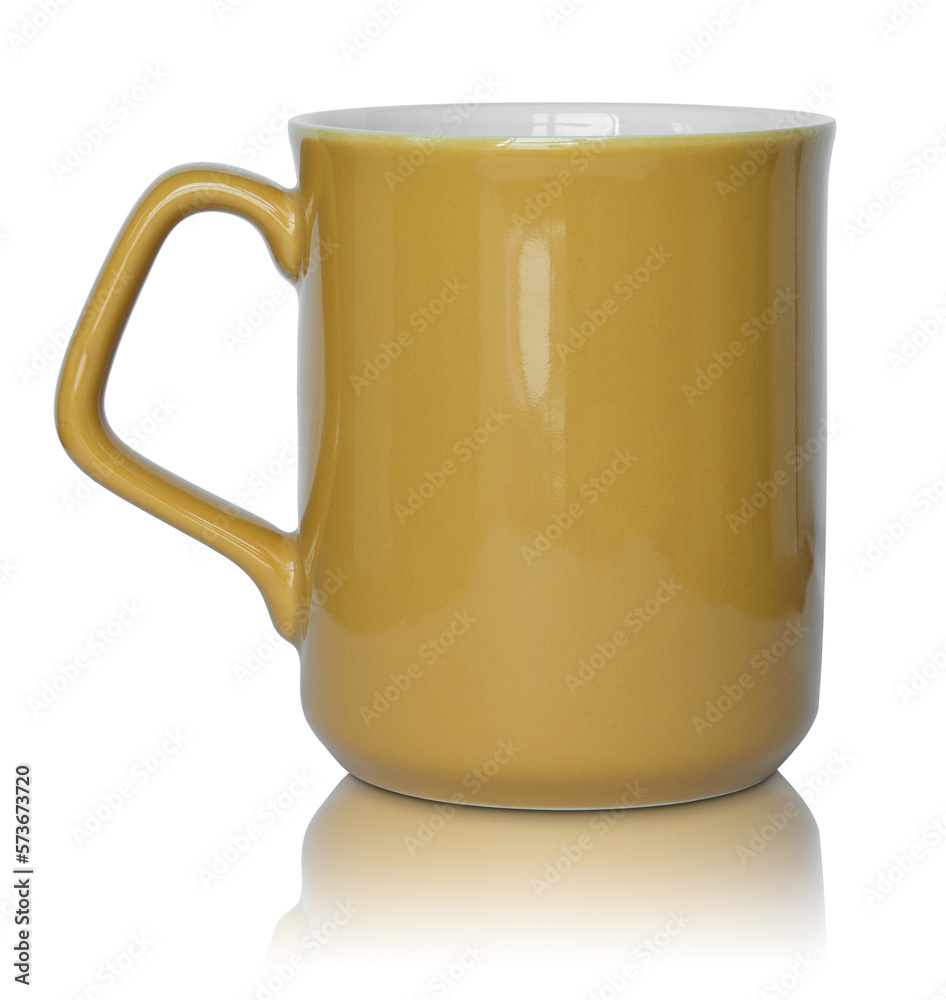 cup isolated with reflect floor for mockup cup isolated with reflect floor for mockup