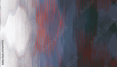 Diagonal ikat stripes. Zigzag pattern colorful  Geometric chevron abstract illustration, wallpaper. Tribal ethnic vector texture. Aztec style. Folk embroidery. Indian, Scandinavian, African rug, tile