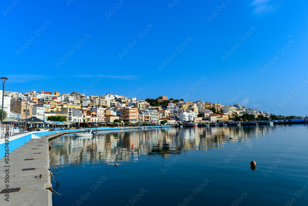 Uferpromenade von Sitia, Ostkreta, Griechenland Uferpromenade von Sitia, Ostkreta, Griechenland