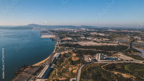 Aerial view of industrial area © fabio