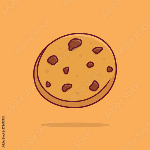 Free vector icon cookie cartoon illustration