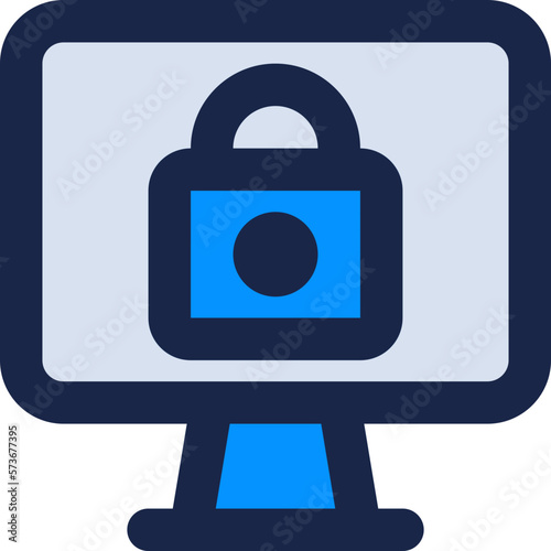 monitor locked icon