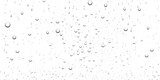 Drops of Water, Wet Rain Splash - Isolated Transparent Background