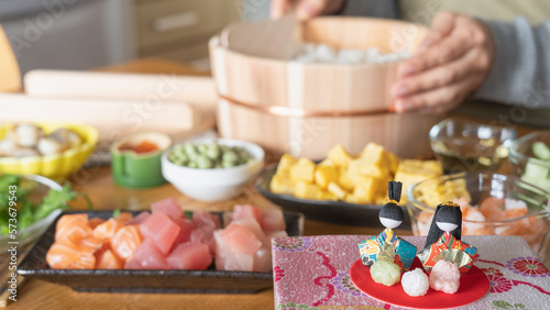 日本の文化｜ひな祭りのちらし寿司 イメージ