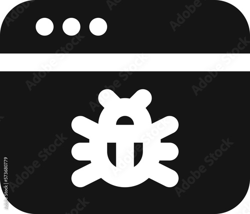 web malware icon