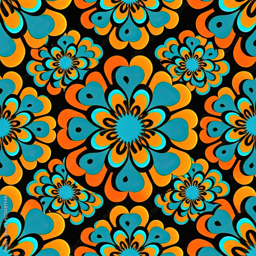 Seamless floral pattern - Abstract Minimal Pattern Seamless floral pattern - Abstract Minimal Pattern