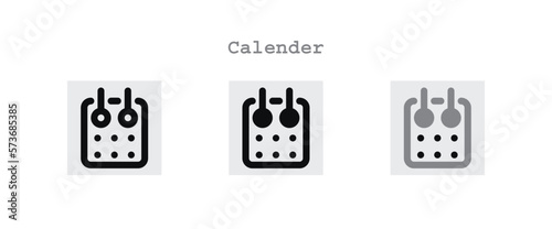 Calendar Icons Sheet