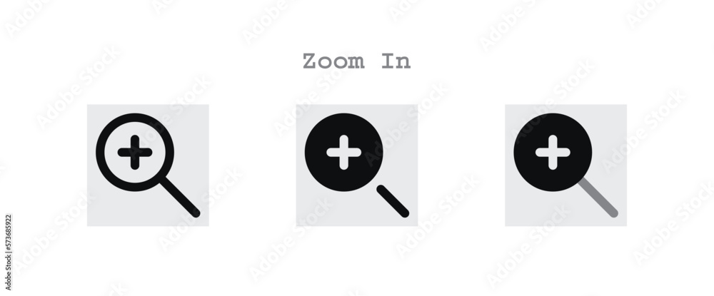 Zoom In Icons Sheet Zoom In Icons Sheet